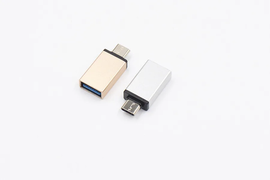 1000 шт. мини USB 3,0 Тип C адаптер штекер к USB 3,0 Женский usb type-C OTG адаптер конвертер для Nexus 5X6 P для Macbook