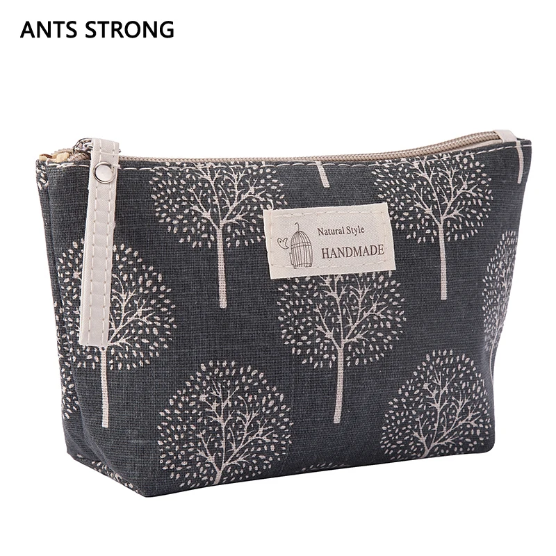 ANTS STRONG Women Plaid Travel Cosmetic Bag/Travel Beauty Organizer ...