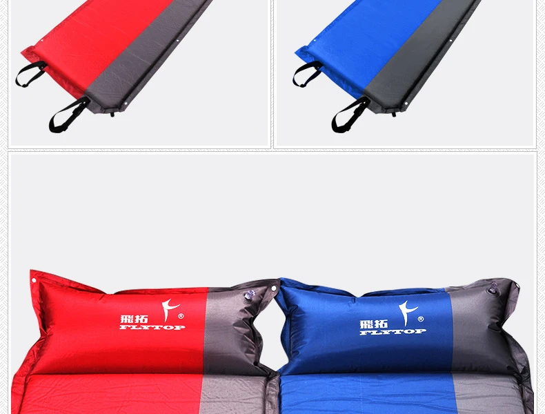 Esteira de Praia 170 plus 25 Acampamento ao ar 2 Pcs e lot 1! Flytop Hot Sale 65 5 Centímetros Única Pessoa Automático Colchão Inflável Pesca Livre 7 Esteira de acampamento
