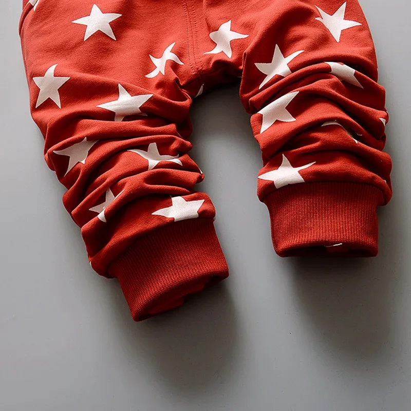 New Baby Sets Star Cotton Suits 2016 Infant Outerwear Spring Autumn Boys Clothes Pants Hooded Suit Hot Dot Tops Baby Clothing (3)