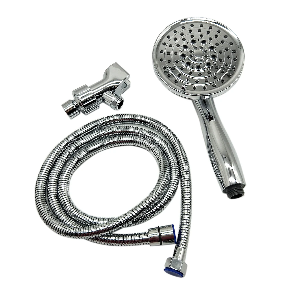 ABS High Pressure 6 Function Adjustable Shower Head with 1.5m stainless