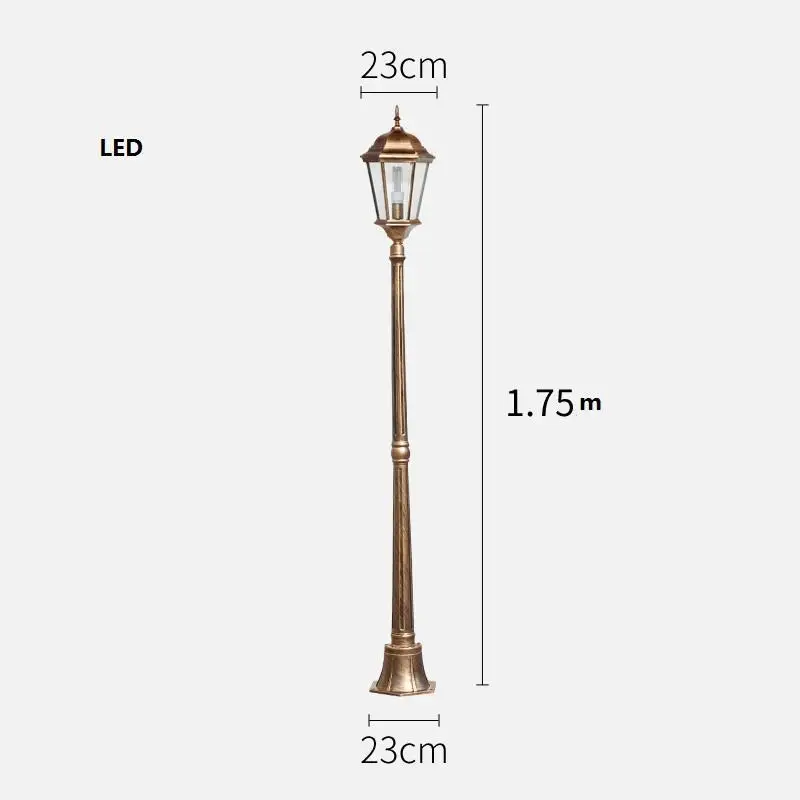 Strassenbeleuchtung Jalan открытый Eclairage Iluminador Jardin Uliczna светильник Exterieur внедорожный светильник уличный светильник - Испускаемый цвет: Version I