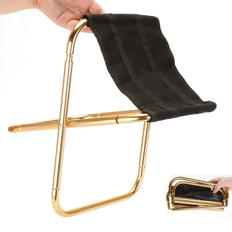 

Outdoor Foldable Fishing Chair Ultra Light Portable Folding Backpack Camping Oxford Cloth Picnic Fishing Chair with Bag