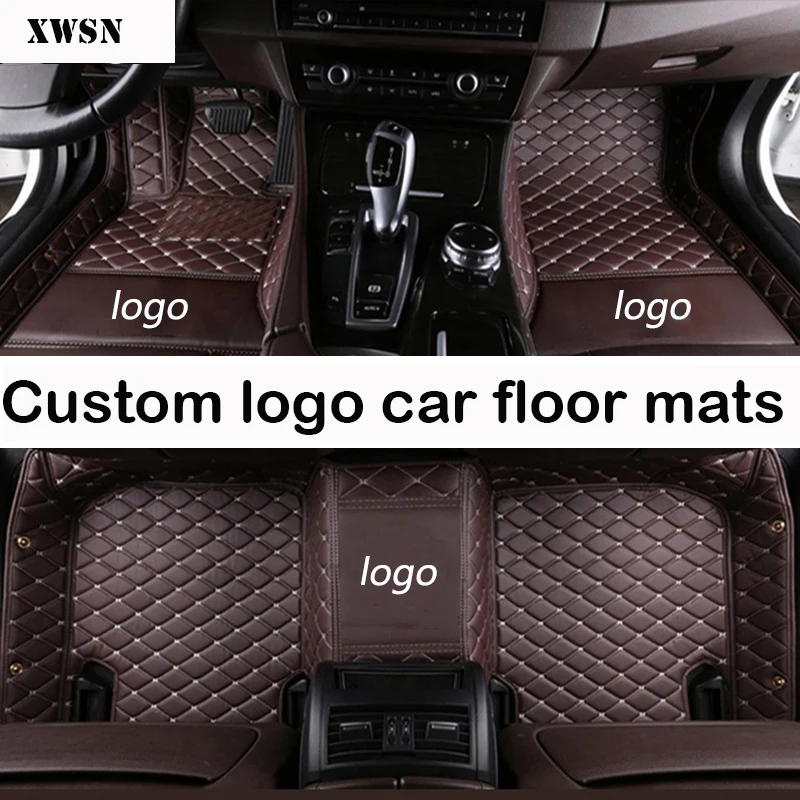 

custom logo car floor mats for Renault All Models captur kadjar fluence Captur Laguna Megane Latitude car styling car