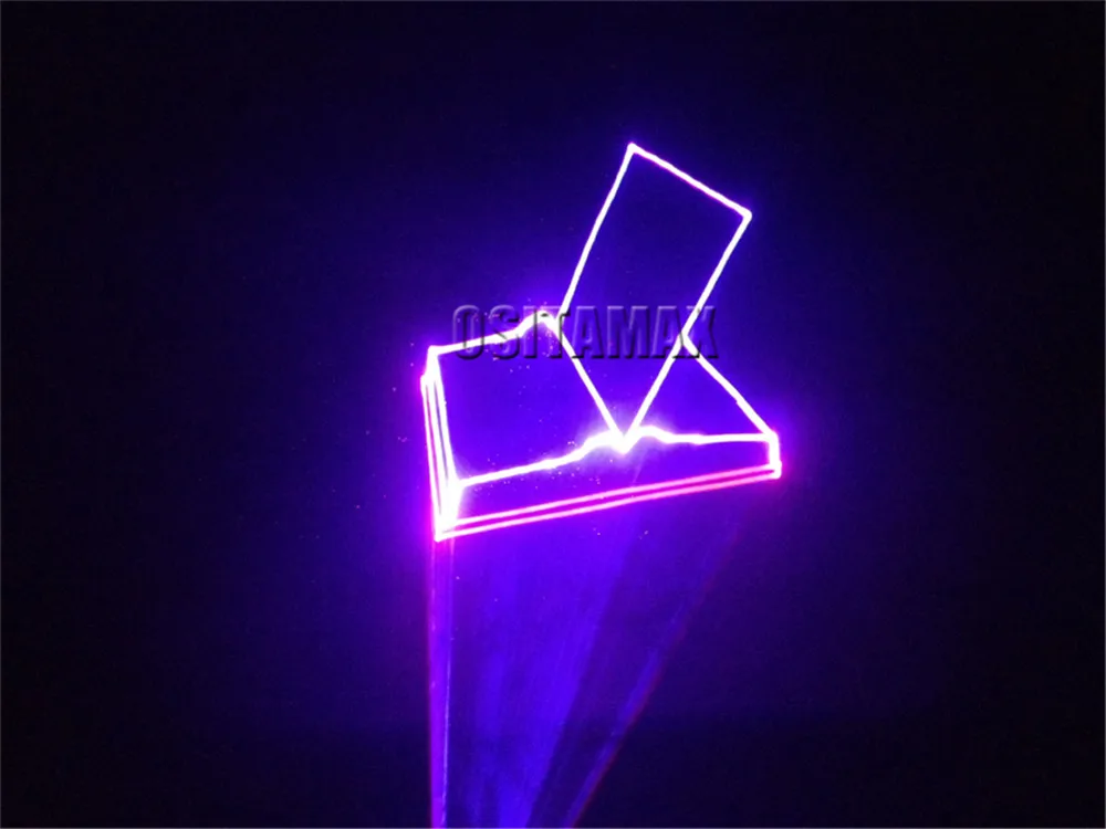 Вечерние DJ лазерное освещение RGB 1000 MW лазерный проектор анимация DMX512 Управление 1 W лазерного света