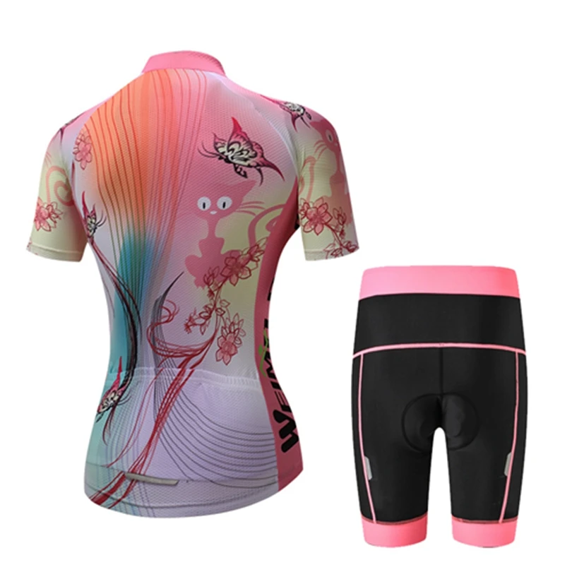 Команда weimostar women's Ropa Ciclismo велосипед набор из майки и шорт Джерси велосипедная одежда велосипед для девочки Топ мягкий низ костюмы s-xxxl