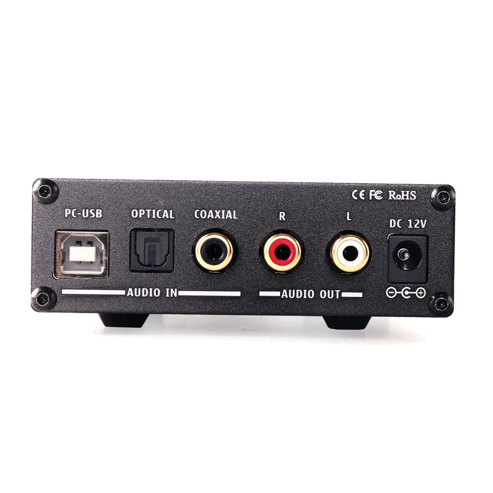 Цифровой аудио декодер KGUSS мини Hi Fi 2 0 DAC вход USB/коаксиальный/оптический выход