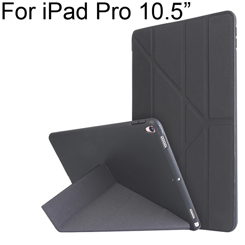Soft Silicone Smart Cover Transform Case For Ipad Pro 10 5 Protective Shell Skin For Ipad Air 3 10 5 Pro10 5 Inch 3 Fold Stand Tablets E Books Case Aliexpress