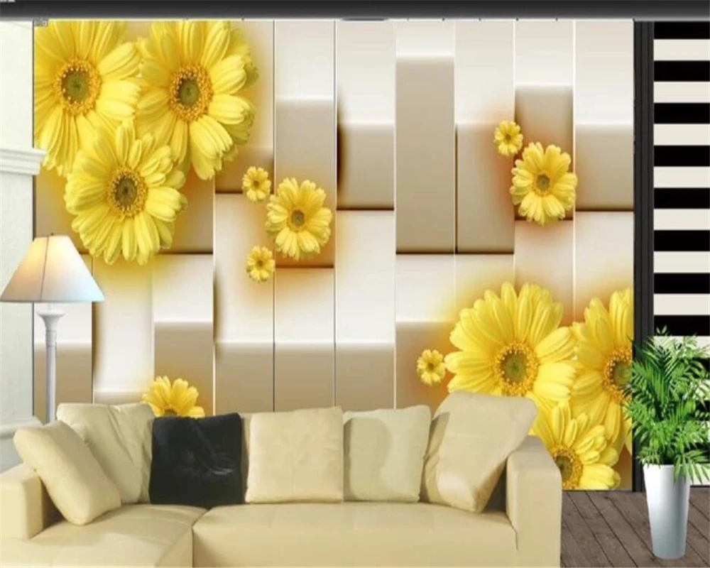 Beibehang Custom Wallpaper Living Room Bedroom Mural 3d Sentence Tv