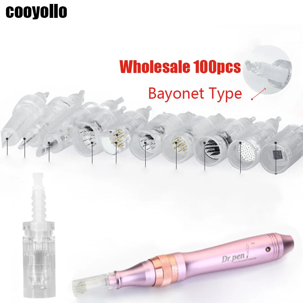 

Wholesale 100pcs Electric Auto Nano Microneedles Tattoo Cartridge For Bayonet Derma Dr Pen Eyebrow Eyeliner Skin Makeup Needles