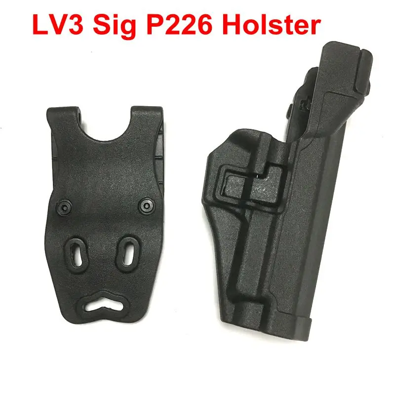 LV3 Тактический Шестерни Sig sauer P226 правую руку пояс кобура военный пистолет талии кобура для страйкбола Принадлежности для охоты для съемки