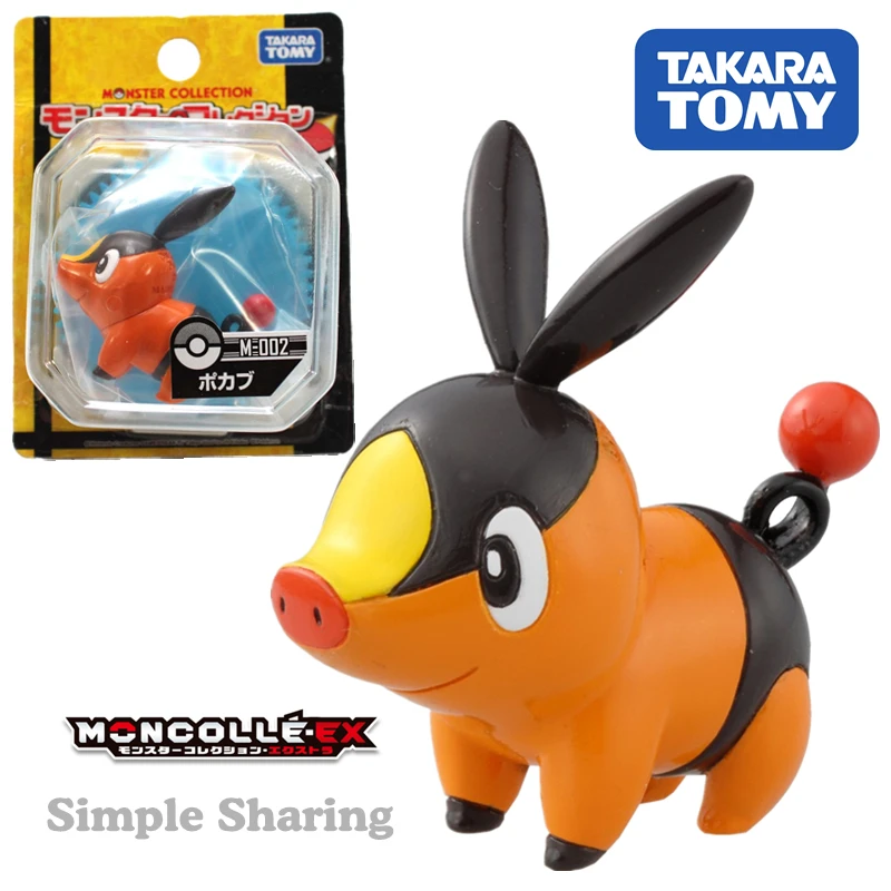 

TAKARA TOMY M02 moncolle POKEMON figures COLLECTIbles diecast resin Pocket Monster baby toys Pokabu（Some package is damaged）