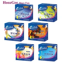 HoozGee Carboni Condoms All Series Ultra thin Large oil Particles of Ice Feeling Latex Condom for
