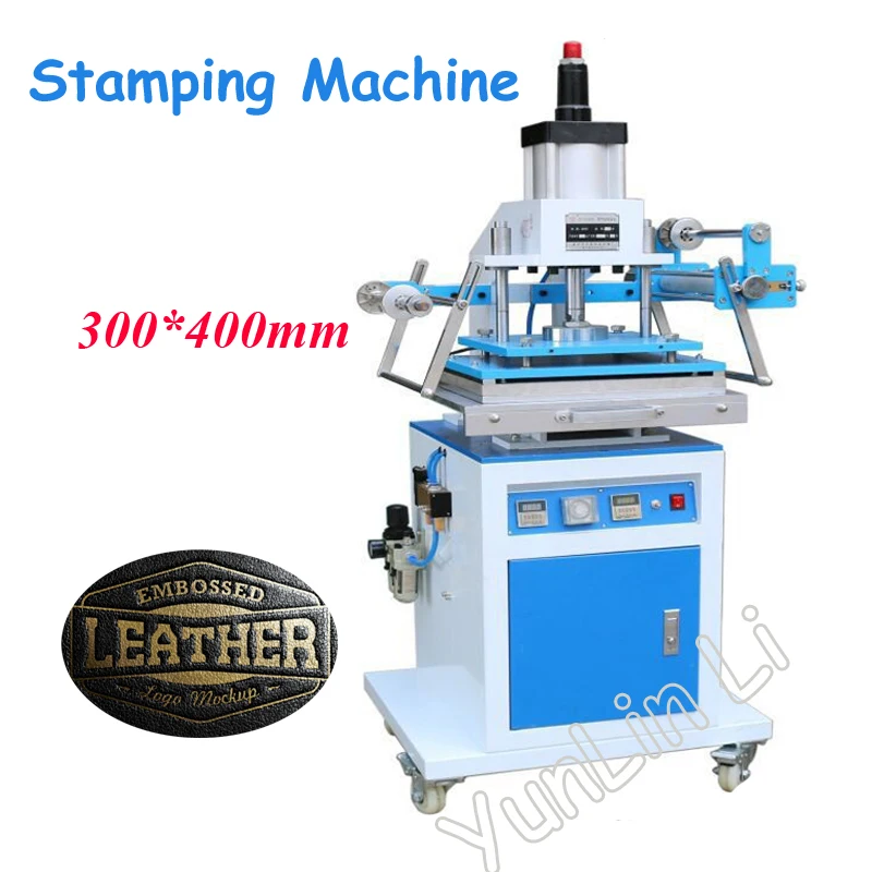 

30*40cm Electrical Leather Embossing Machine Pneumatic Gold Hot Stamping Machine Die Indentation ZY-819M