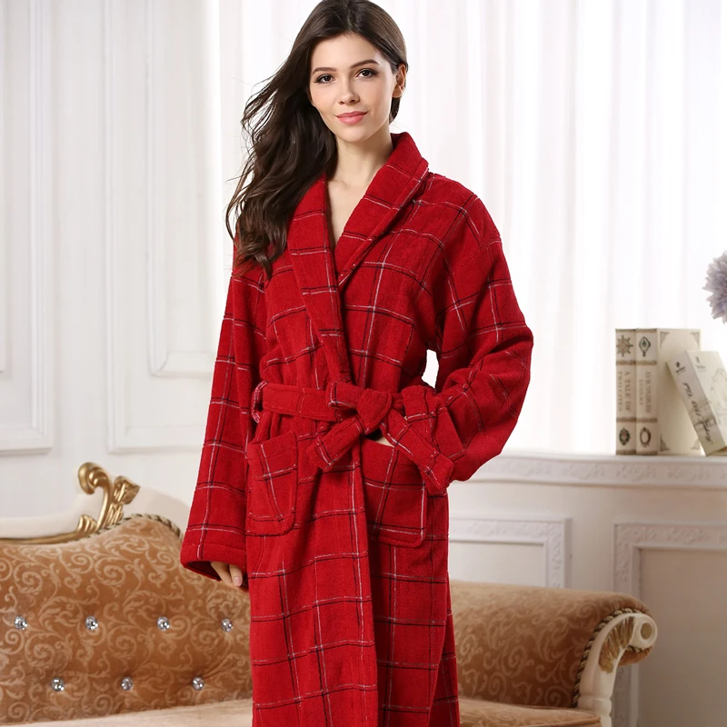 red ladies robe