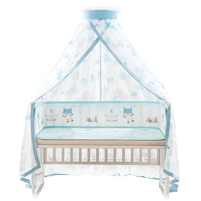 Child Mosquito Net Cover Baby Bed Foldable Support Tent Canopy For