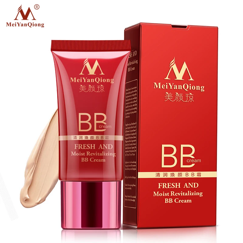 MeiYanQiong Fresh And Moist Revitalizing BB Cream Makeup Face Care Whitening Compact Foundation Concealer Prevent Bask Skin Care