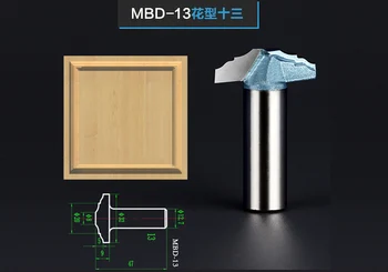 

1Pc High Quality Woodworking Door Sheet Patterns Carving Tool Tungsten Carbide Router Bits Mill Cutter Shank 12.7mm 1/2" Model13