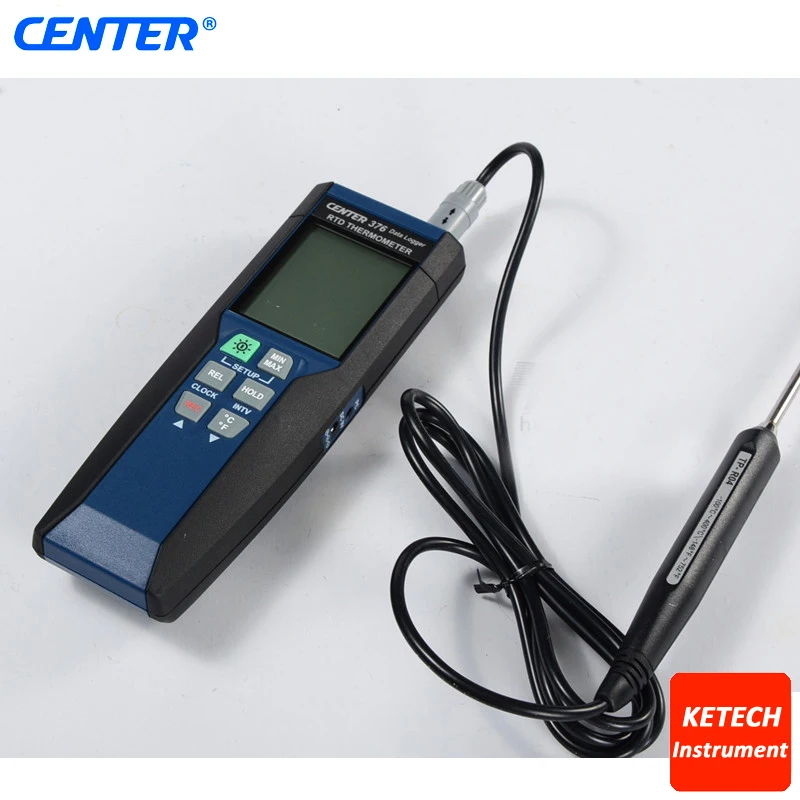 

Digital Portable High Precision Thermometer DataLogger CENTER376