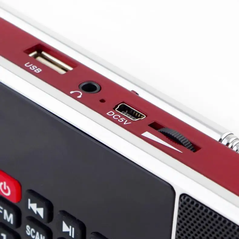 Портативный FM радиоприемник с таймером и поддержкой Bluetooth|Радиоприёмники| |