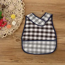 Детский нагрудник в клетку, непромокаемый, для мужчин и женщин, детский нагрудник, треугольное полотенце, слюна, полотенце, нагрудники для обеда, новинка года для ребенка# YL1