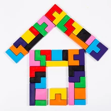 8 цветов творческие тетрис блоки Строительные блоки головоломки Безопасный и нетоксичный Детский пазл ранний школьные канцелярские принадлежности мелки