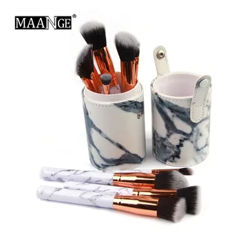 

15PCS Makeup Foundation Makeup Brush Concealer Eyeshadow Brush Set Marble Look Multifunctional brush with Cosmetic Bag 2U81204
