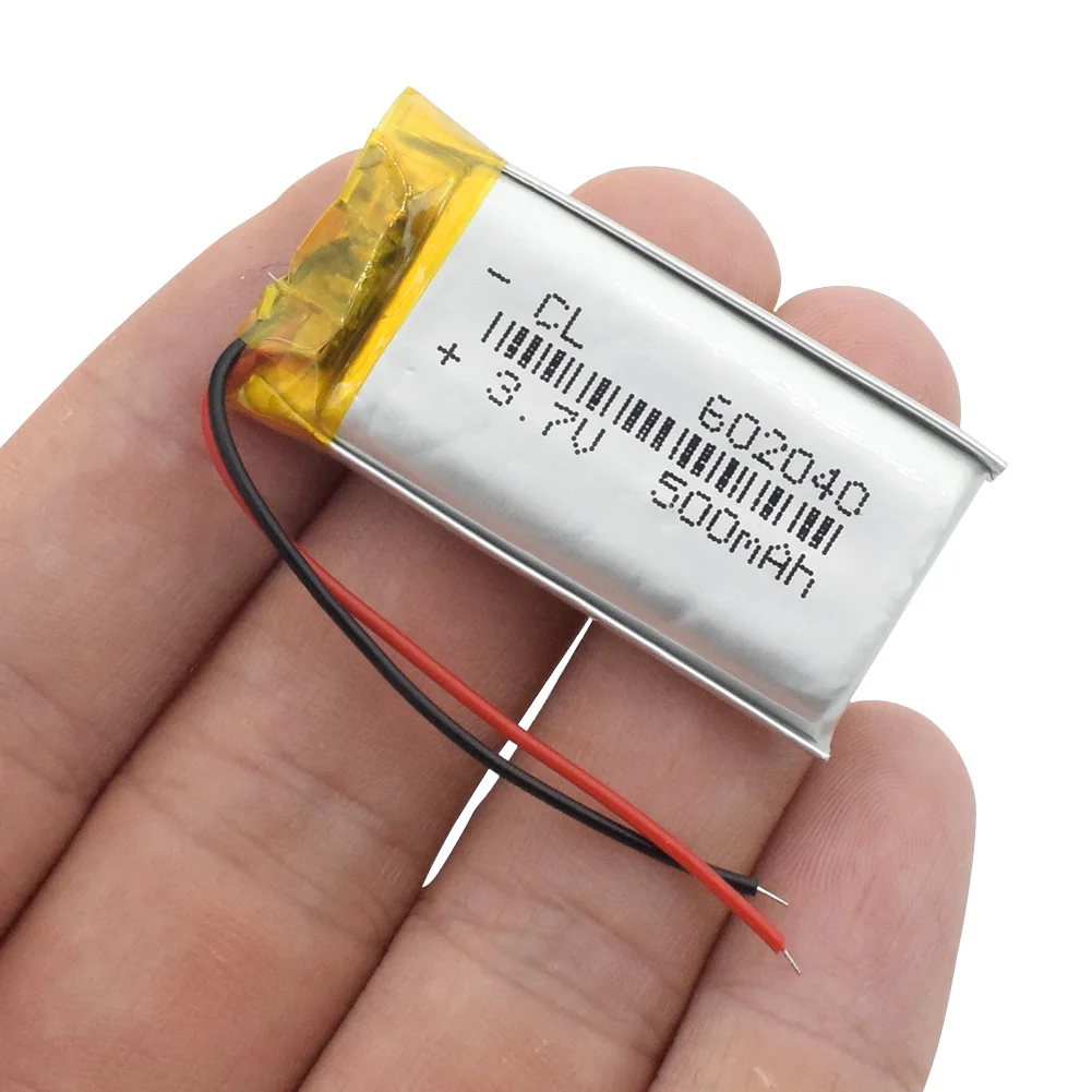 Для Bluetooth спикера MP4 MP5 3,7 v 500mAh Модель 602040 Li-Po полимерная аккумуляторная батарея Li-ion Lipo cells литиевая батарея