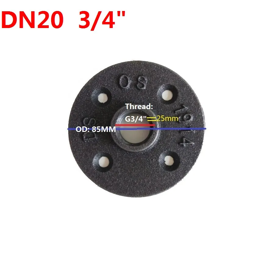 base 85mm DN20 3 IN 4 inch FLANGE BASE 2