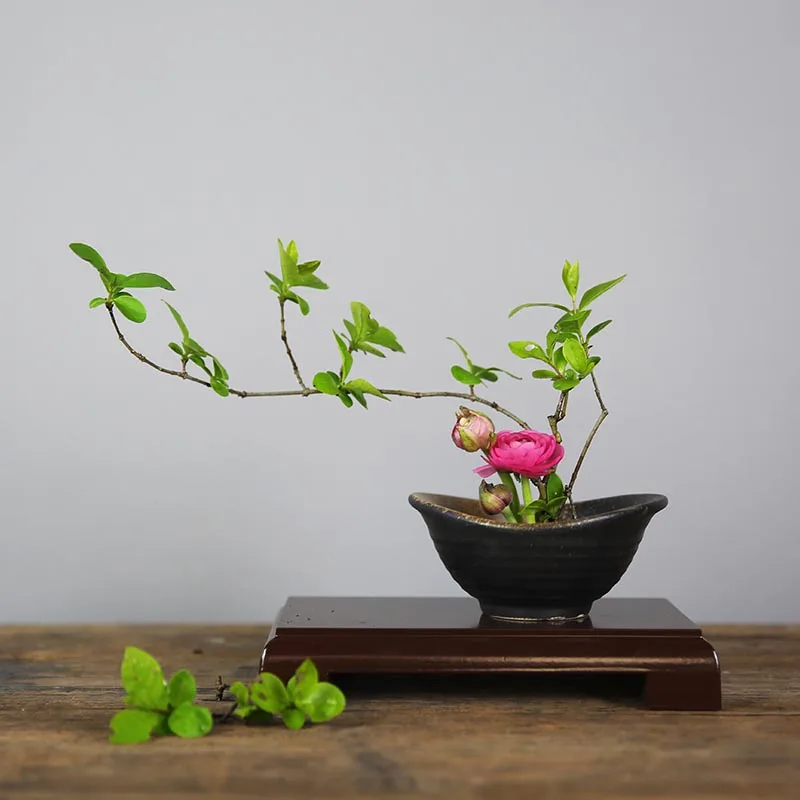 Японский стиль цветочный горшок Zen Ikebana контейнеры керамический Гидропоника