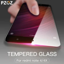 PZOZ For xiaomi redmi note 4X Tempered Glass Protect Film Xiomi RedMi note 4 protective glass screen protector Full cover 3D pro
