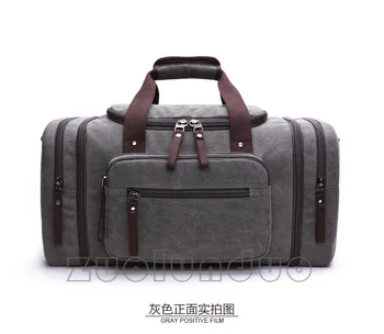 

Genuine New fashion outdoor travel bag,portable canvas trava; bag, fashion large capacity casual single-shoulder bag.