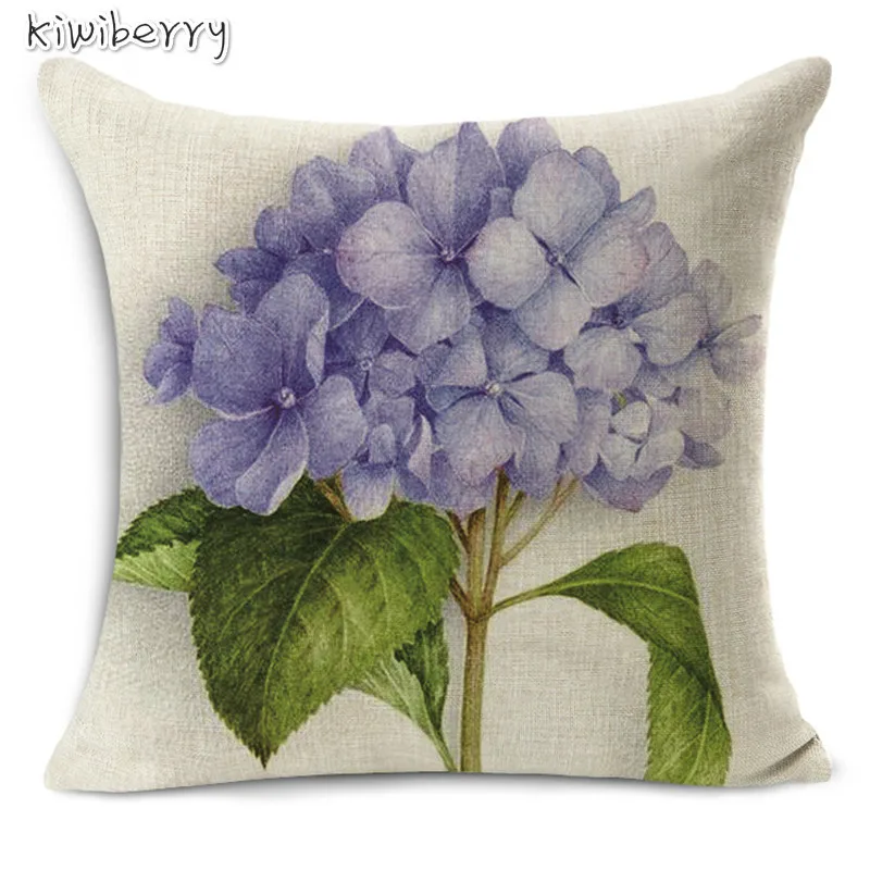 

Nordic Home Decor Cushion Throw Pillows Sofa Char Seat Vigtage Flowers Cushioncover Decorative 45*45 CM Pillowcase