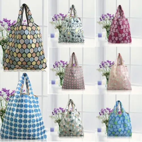 Magic style Nylon Large Tote ECO Reusable Polyester Portable Shoulder Handbag Cartoon Green Folding Pouch Shopping Bag Foldable Magic style Nylon Large Tote ECO Reusable Polyester Portable Shoulder Handbag Cartoon Green Folding Pouch Shopping Bag Foldable