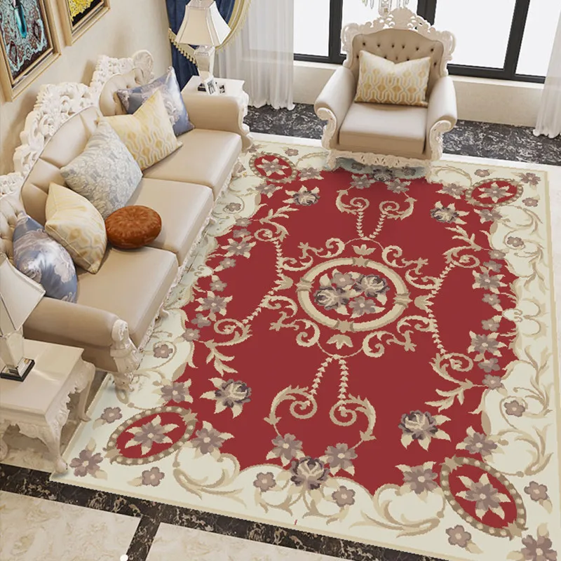 Европейский современный стиль ковры для гостиной журнальный столик ковер большого размера спальни диван пол коврик Домашний Декоративный Ковер tapis