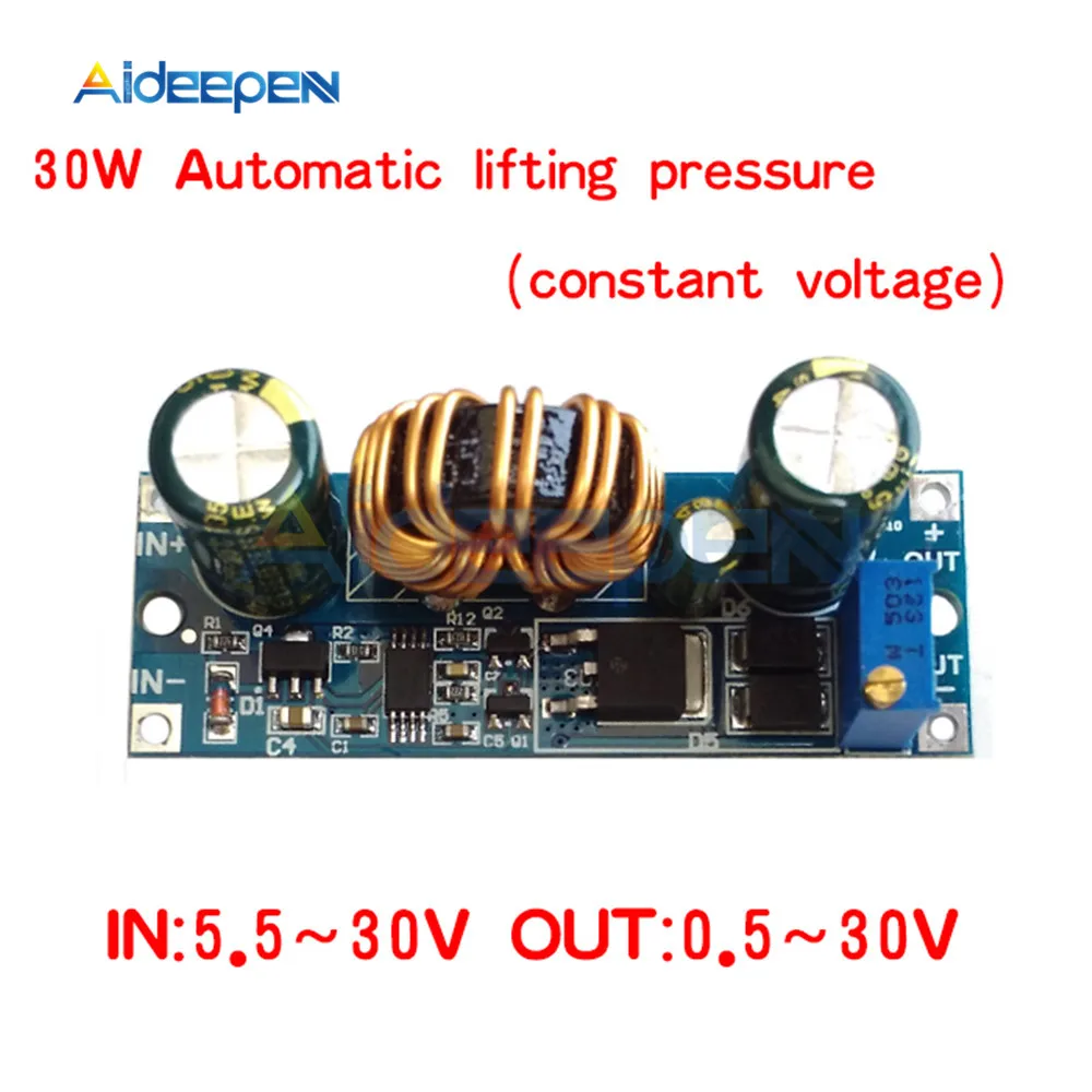 Регулируемый повышающий/понижающий модуль питания постоянного напряжения постоянного тока понижающий модуль заряда 5-30 в до 0,5-30 в