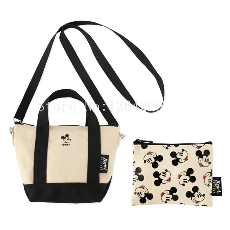 

New Fashion Mickey Girls Woman Mini Canvas Messenger Bags Kids Shoulder Bag For Children