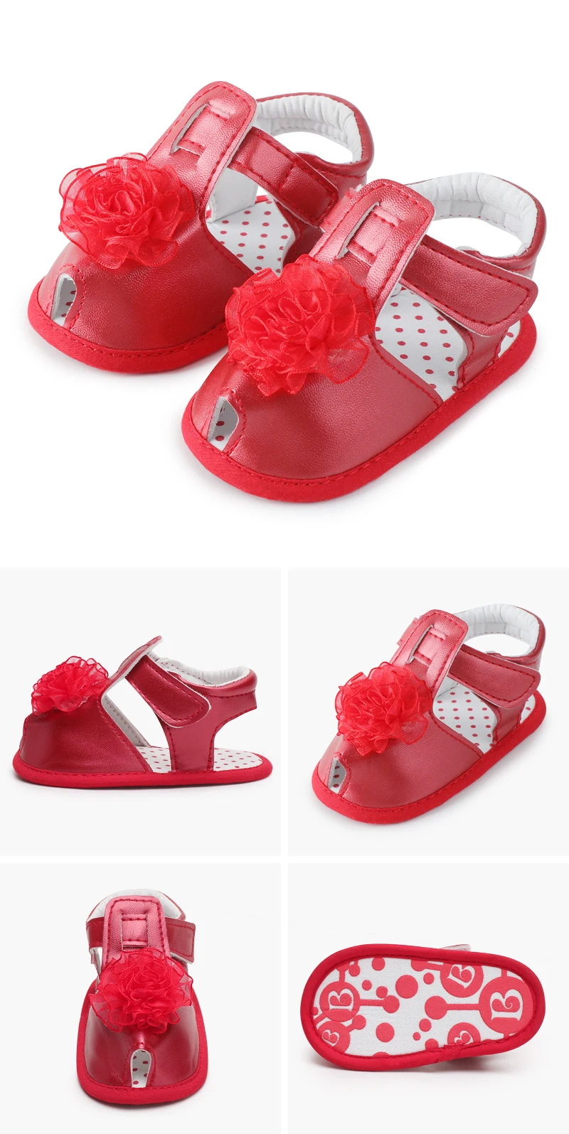 Детские сандалии для девочек; обувь для новорожденных девочек; детская обувь для малышей; Bebes; нескользящая детская брендовая обувь; цвет белый, розовый, красный, абрикосовый