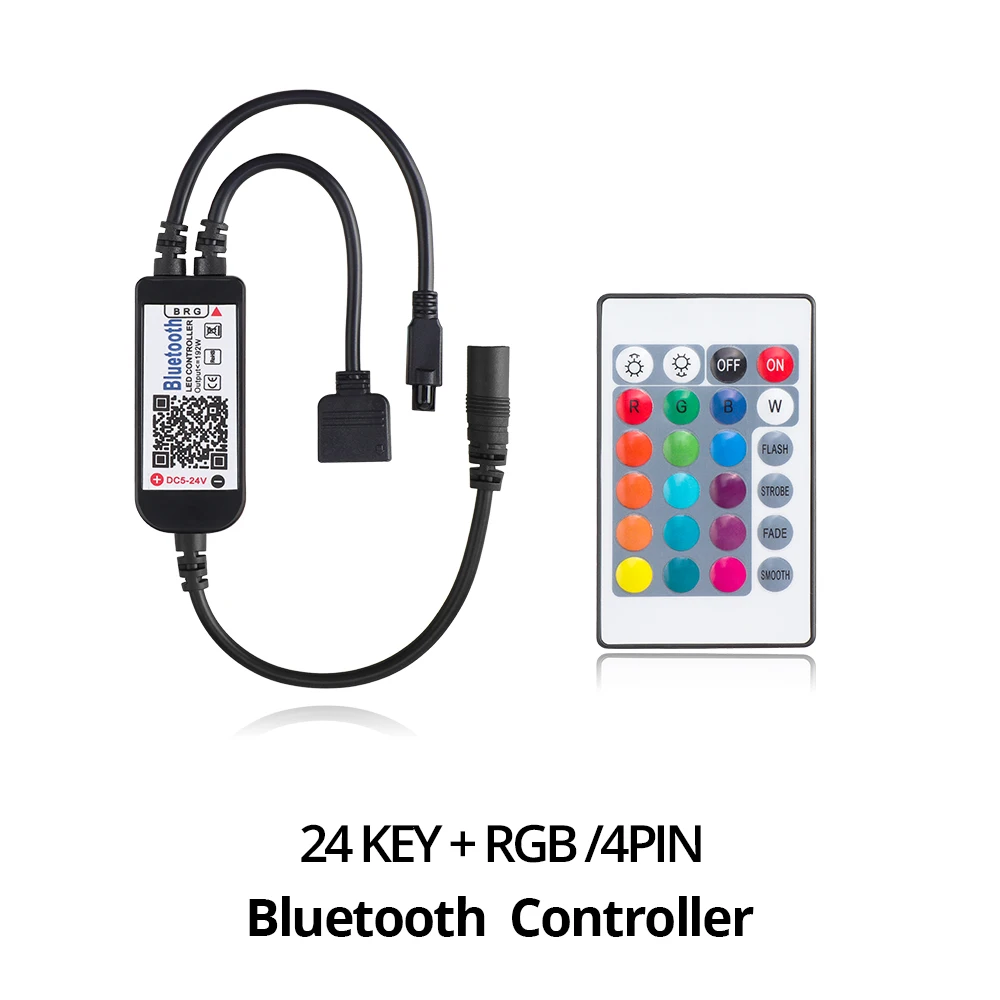 RGB USB Bluetooth светодиодный контроллер, 24 клавиши, 40 клавиш, ИК-контроллер RGBW RGBWW для светодиодной ленты, музыкальный светильник, пульт дистанционного управления