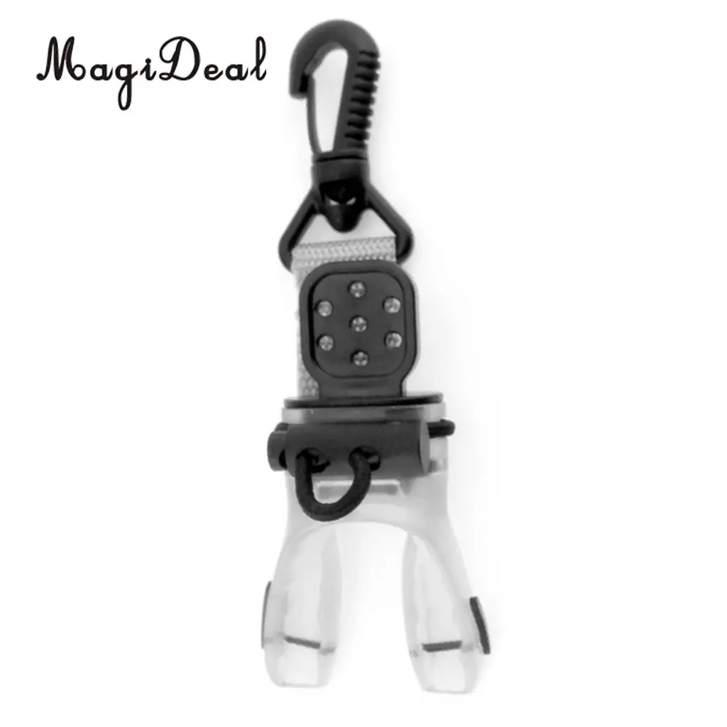 MagiDeal Diving Regulator Octopus Holder Retainer Clip Lanyard Scuba Dive Divers BCD Attachment Snorkeling Gear Accessories