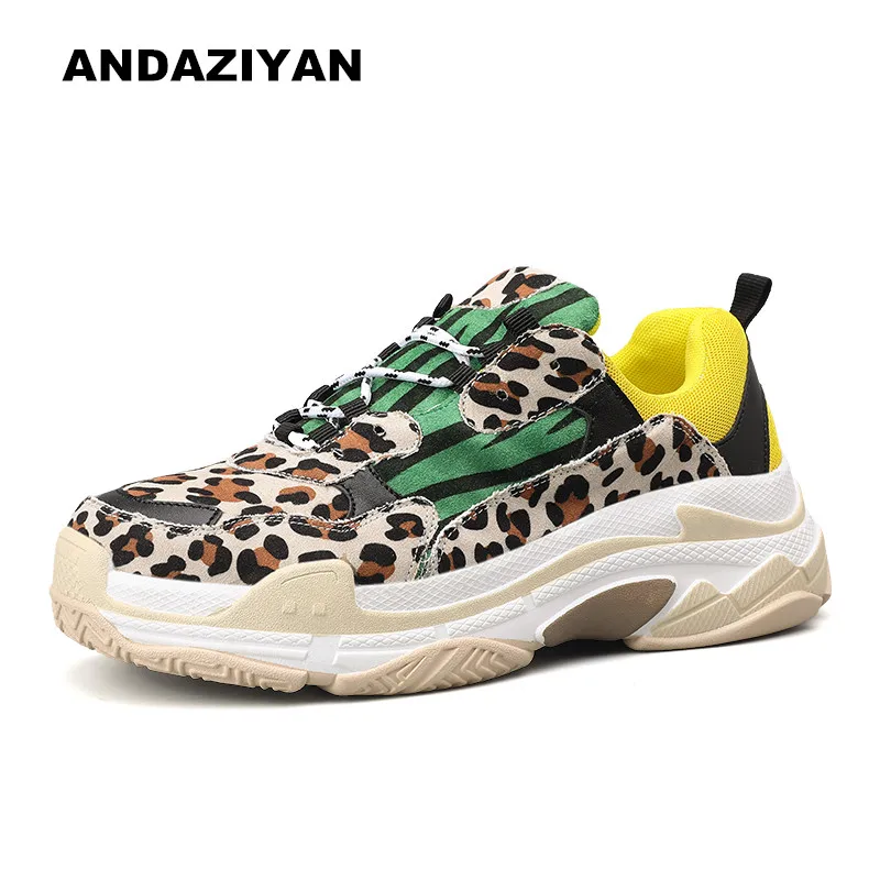 

Spring new leopard series Paris family casual men shoes