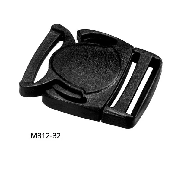 Кам M312-25mm пластиковые пряжки с помпонами для сумок, рюкзаков, багажа, спортивных сумок 20 комплектов