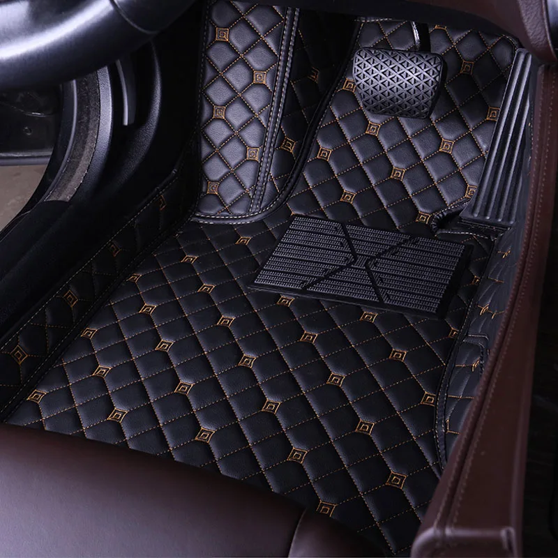

Custom fit Right hand drive/Left hand drive Car Floor Mat For Hyundai ix25 ix35 SantaFe Sonata Solaris Tucson verna car styling
