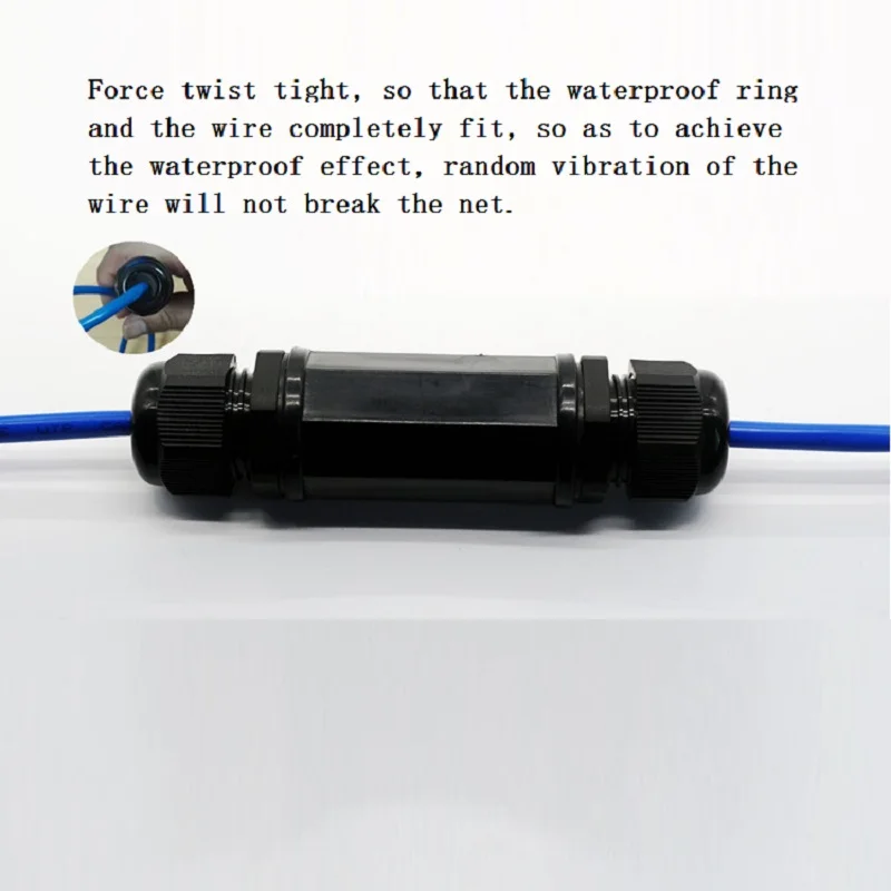 RJ45 Ethernet водонепроницаемый адаптер Разъем Панель Крепление 8P8C RJ45 разъем прямой-через стык разъем для наружного