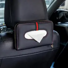 Универсальный кожаный автомобильный козырек зажим держатель Автомобильный козырек карта ручка CD держатель Органайзер тканевые коробки