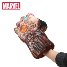 16*30 см игрушки Marvel Аниме Мстители 3 бесконечные войны танос плюшевые перчатки косплей Хэллоуин реквизит костюм плюшевая бесконечная перчатка