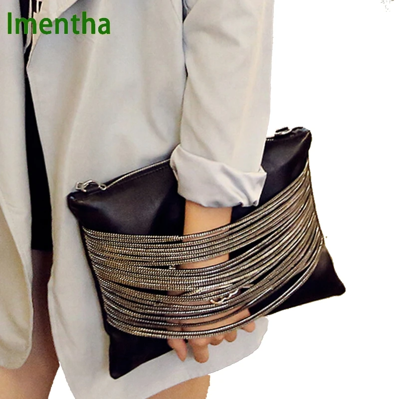 Goedkoop Hoge kwaliteit clutch bag 2017 vrouwen tas vrouwelijke vrouwen avond clutch tassen zwarte vrouwen lederen handtassen portemonnees envelop dag clutch