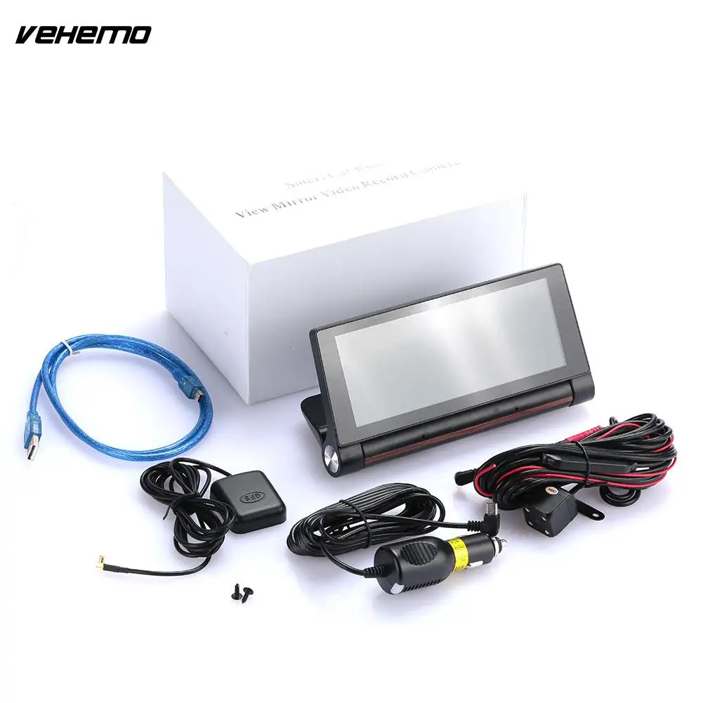  VEHEMO Auto GPS Dvd HD 1080 P 3G Video Touchscreen DVR GPS Navigator 686 Zoll 50 Doppel Kamera 3G H