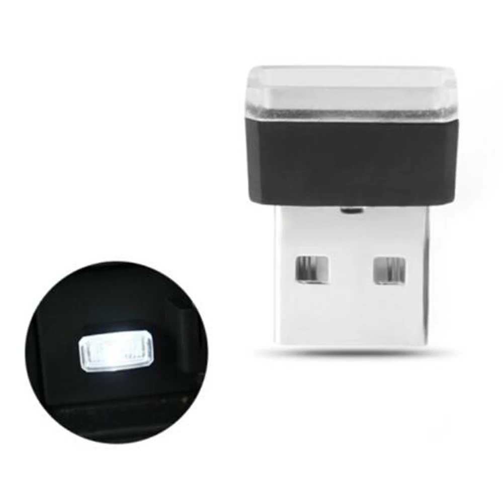 1 шт. автомобильный Стайлинг USB атмосферный светодиодный свет автомобильные