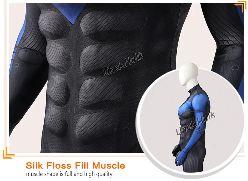 Nightwing-Muscle-Cosplay-Costume-Black-and-Blue-Spandex-Lycra-Bodysuit-with-Silk-Floss-Muscle-UncleHulk-22